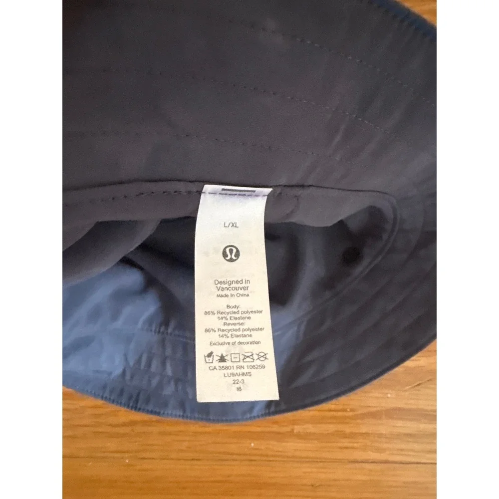 Lululemon‎ On the Fly Bucket Hat Navy Blue L/XL LU9AHMS Recycled